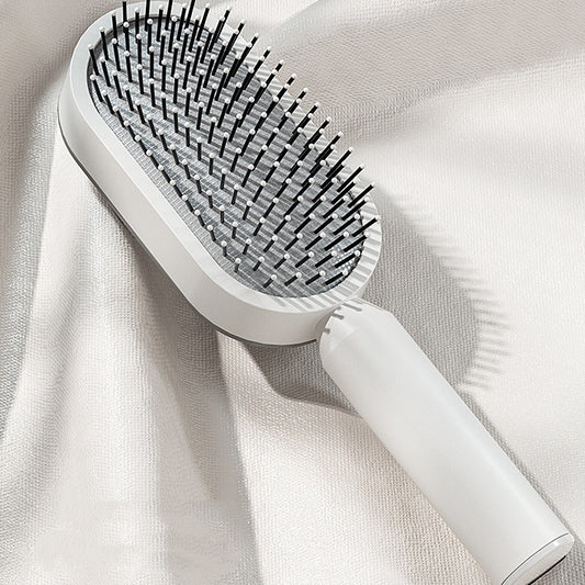 Brosse à cheveux autonettoyante pour femmes, nettoyage en une seule étape, anti-chute de cheveux, massage du cuir chevelu par airbag, peigne antistatique.